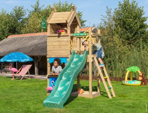 Jungle Resort | Stelzenhaus mit Rutsche & Marktstand